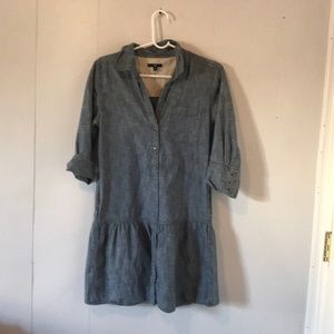 Gap chambray shirtdress
